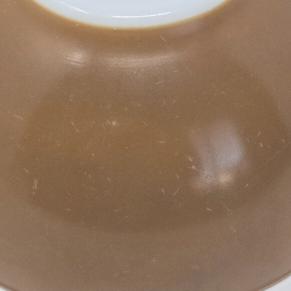 Vintage Pyrex 441 Cinderella Brown Town and Country Mixing Bowl 1.5 Pint - Picture 12 of 14